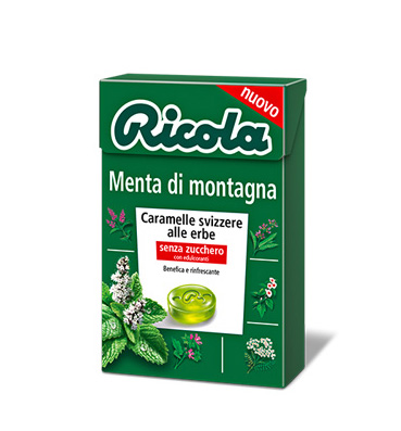 Ricola Menta di Montagna Caramelle alle Erbe senza Zucchero 50 g
