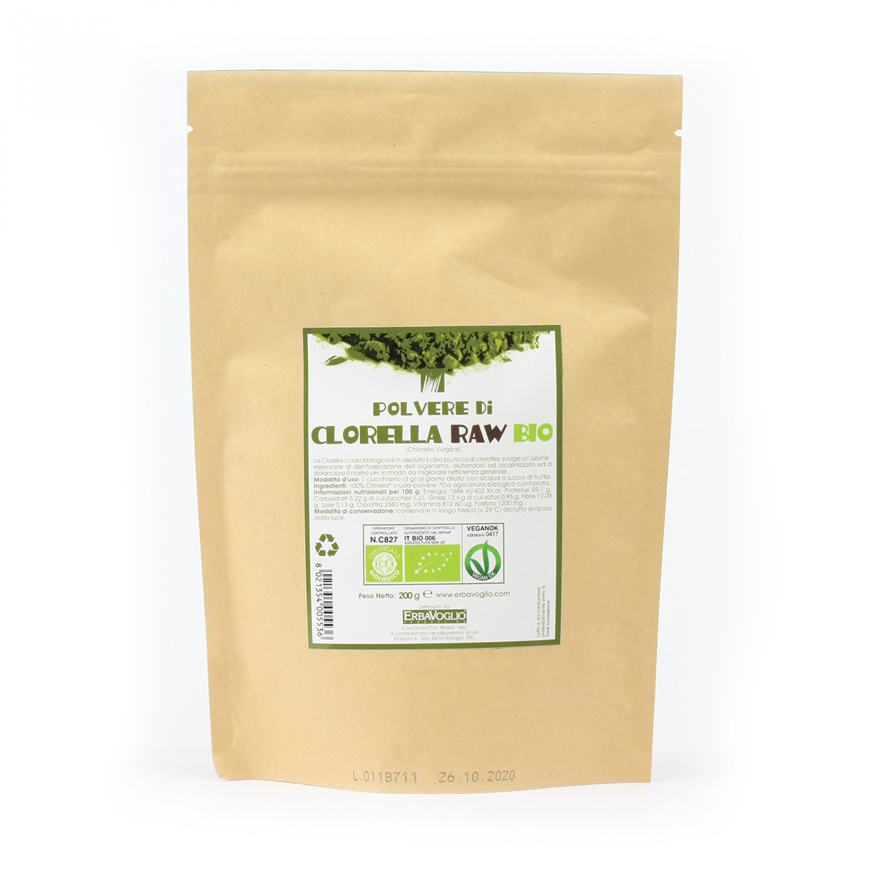 Clorella Polvere Bio 200G