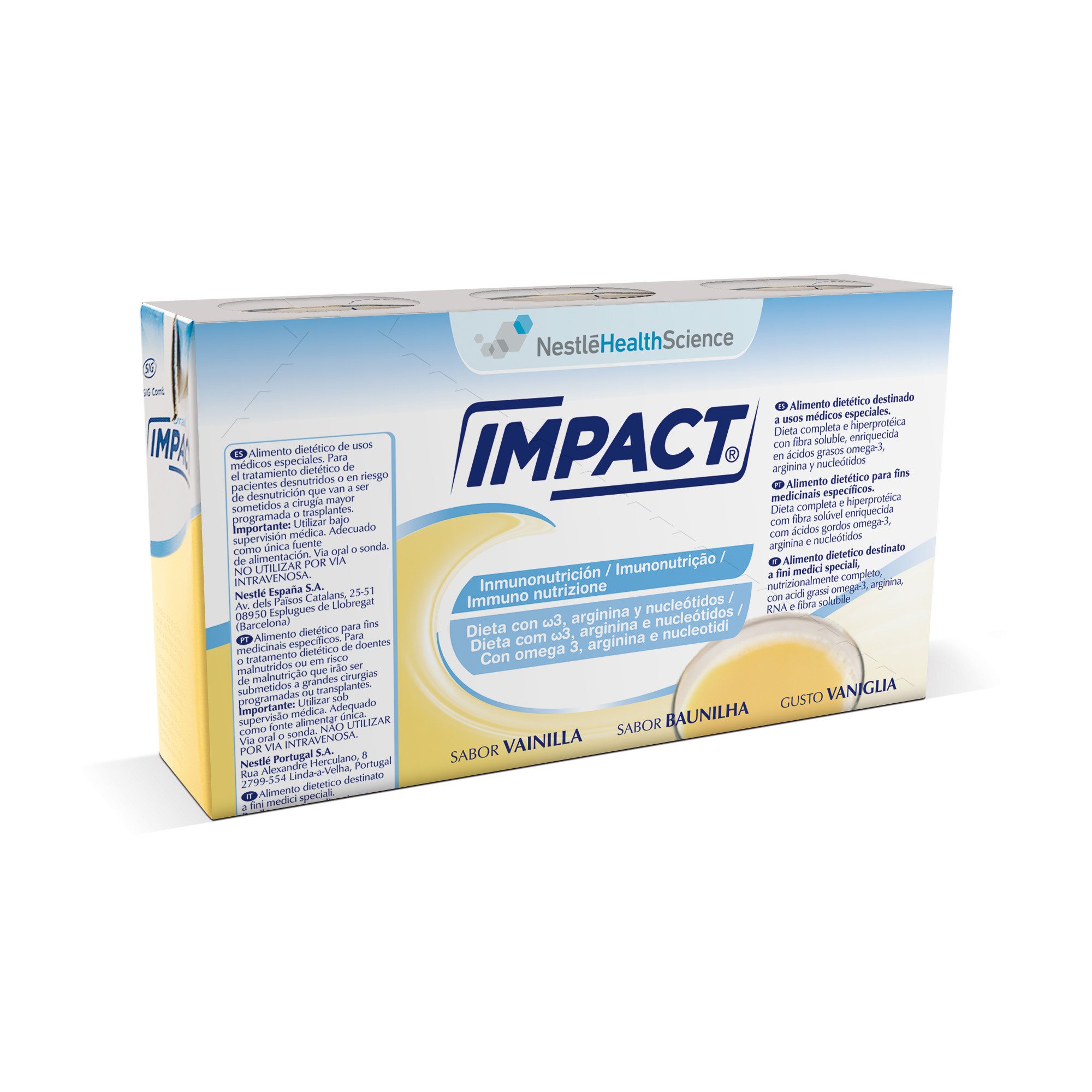 Impact Vaniglia Formula per Immunonutrizione Pronta da Bere 3x237 ml