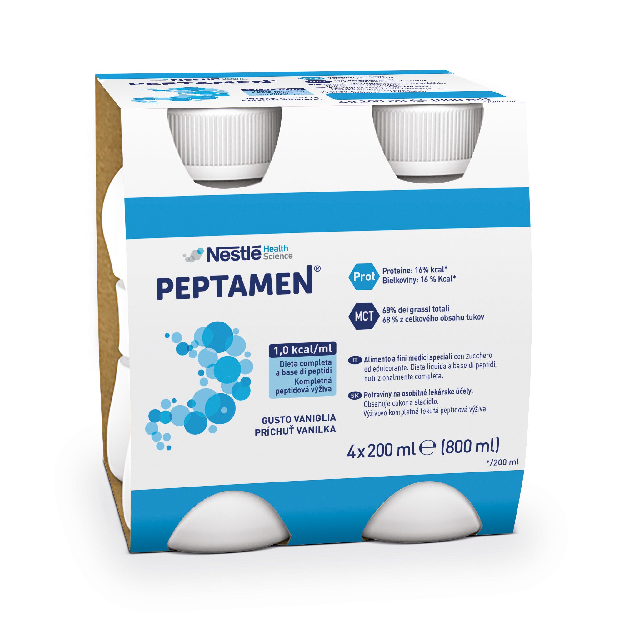 Peptamen Vaniglia Alimento Liquido 4x200 ml