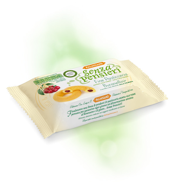 Buranellini Senza Pensieri Ripieni Alla Ciliegia Senza Glutine Monodose 25 g