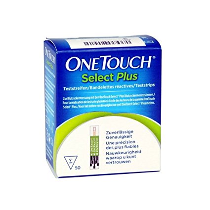 LifeScan One Touch Select Plus Strisce Reattive Per Glicemia 50 Pezzi