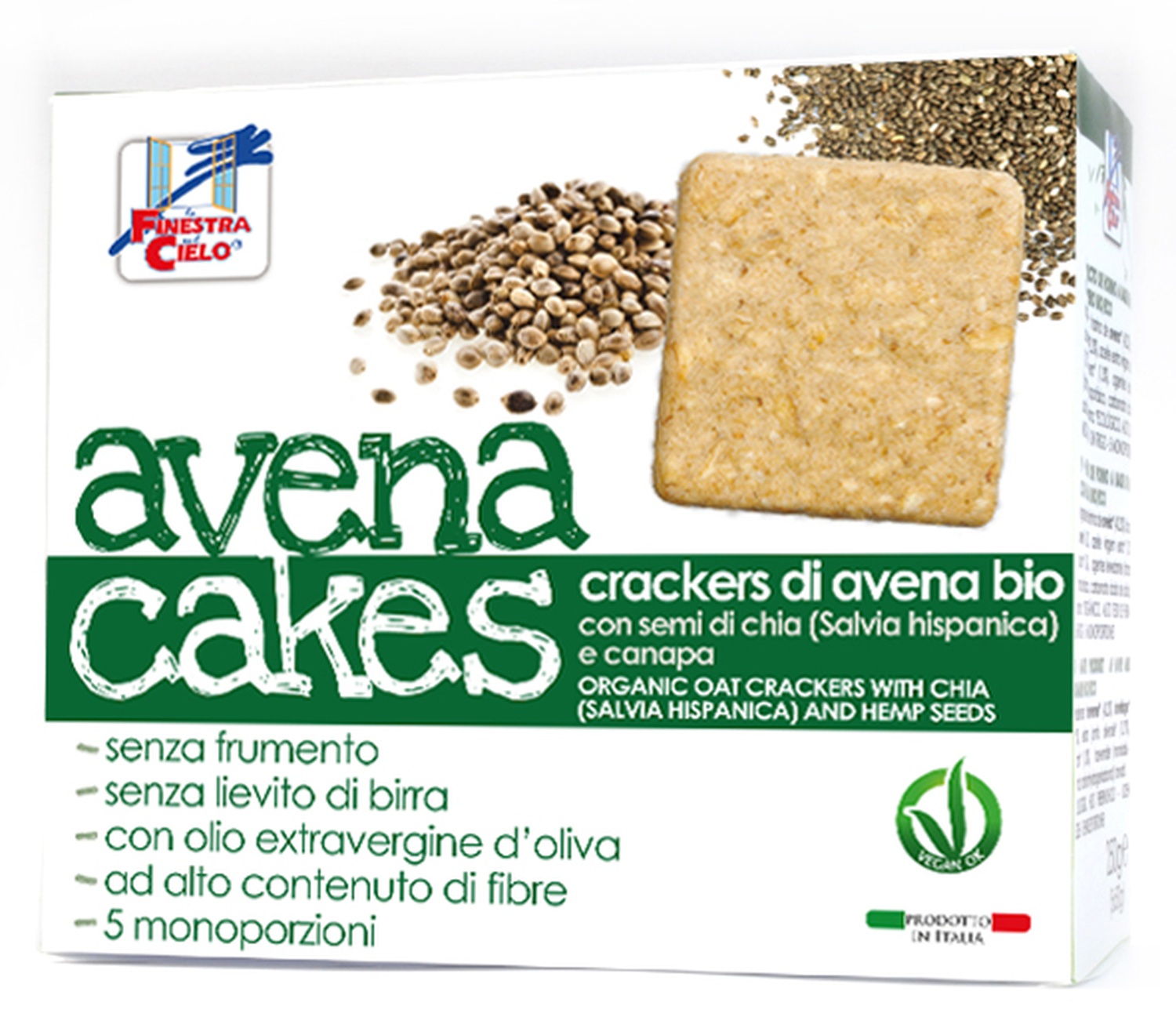 Crackers Avena Can/Chia Bio