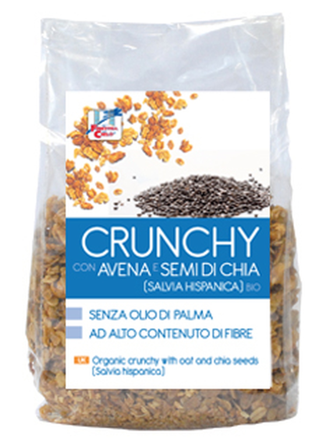 Crunchy Avena Chia 375G Bio