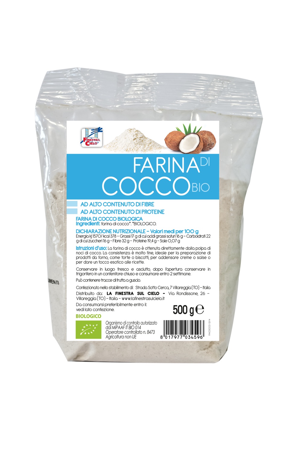 Farina Cocco Bio 500G