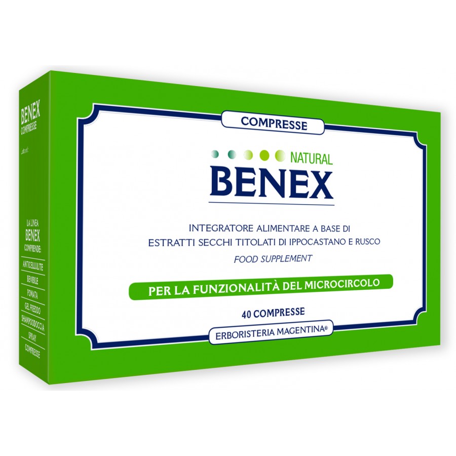 Erboristeria Magentina Benex Integratore 40 Compresse