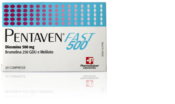 Pentaven Fast 500 Integratore Benessere della Circolazione 20 Compresse