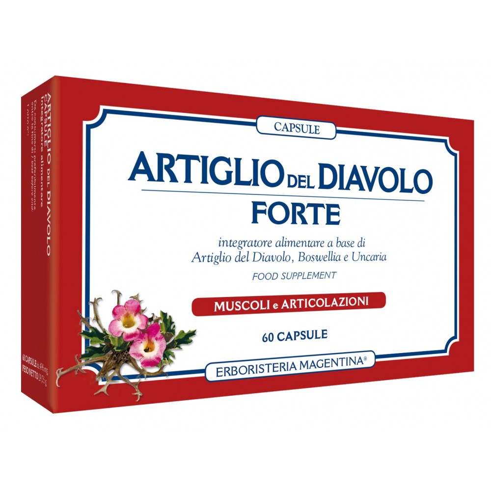Erboristeria Magentina Artiglio Del Diavolo Forte 60 Capsule