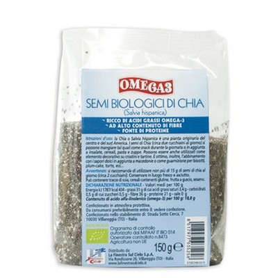 Semi Chia Bio 150G Omega 3