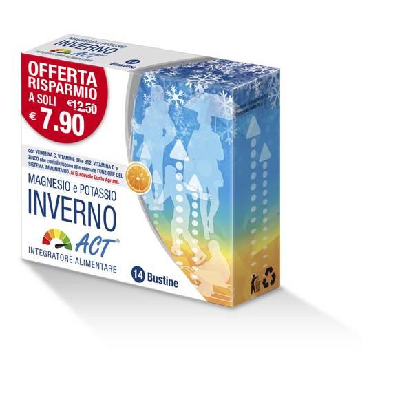Magnesio Potassio Inverno Act Integratore 14 Bustine