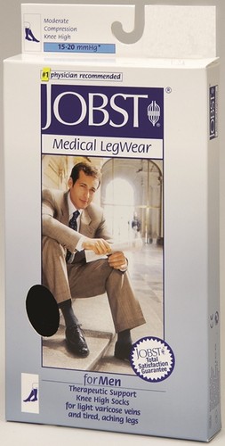 Jobst For Men 15-20 mmHg Gambaletto Nero Taglia 2