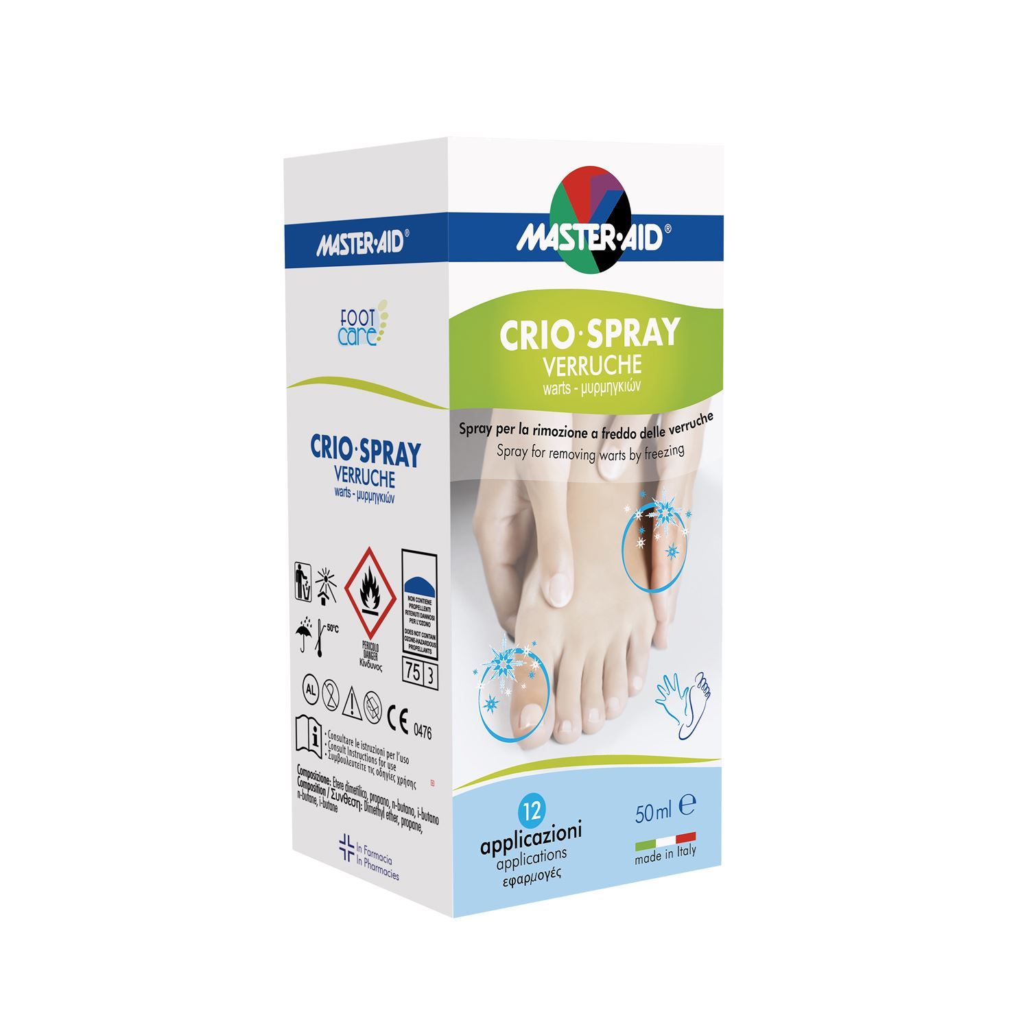 Crioline Spray Per Rimozione A Freddo Delle Verruche 50 ml