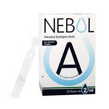 Nebul Soluzione Fisiologica 25 Flaconcini Monodose da 2 ml