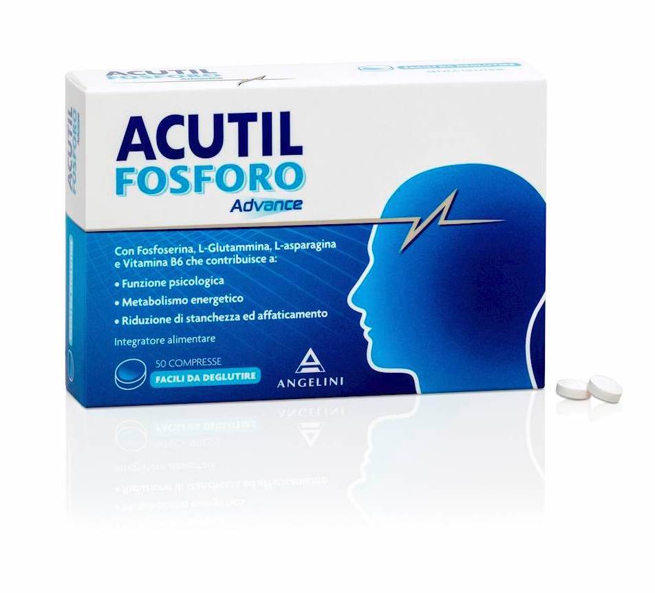 Acutil Fosforo Advance Integratore Per Memoria e Concentrazione 50 Compresse