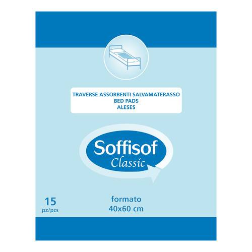 Traversa per incontinenza soffisof classic 40x60 15 pezzi