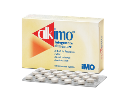 AlkIMO Compresse Integratore di Calcio Magnesio e Zinco 100 Compresse