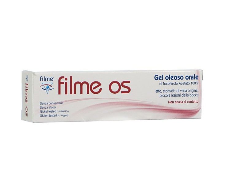 Filme OS Gel Oleoso Orale di Tocoferolo Acetato Antiafte 8 ml