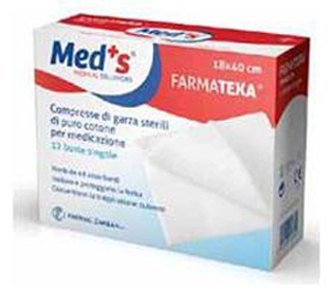 Med's Farmatexa Compresse Di Garza Sterile 36x40 cm 12 Buste Singole