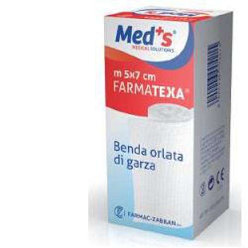 Med's Farmatexa Benda 12/12 Di Garza Orlata 5 m x 10 cm