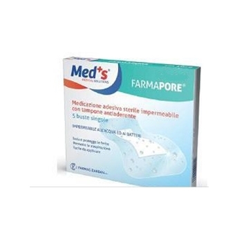 Med's Farmapore Medicazione Autoadesiva Striscia Con Cerotto 1 m x 7 cm