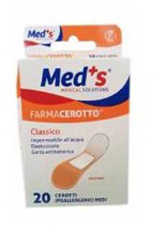 Med's Strips Cerotti Poliuretano Elasticizzato Medi 20 Pezzi