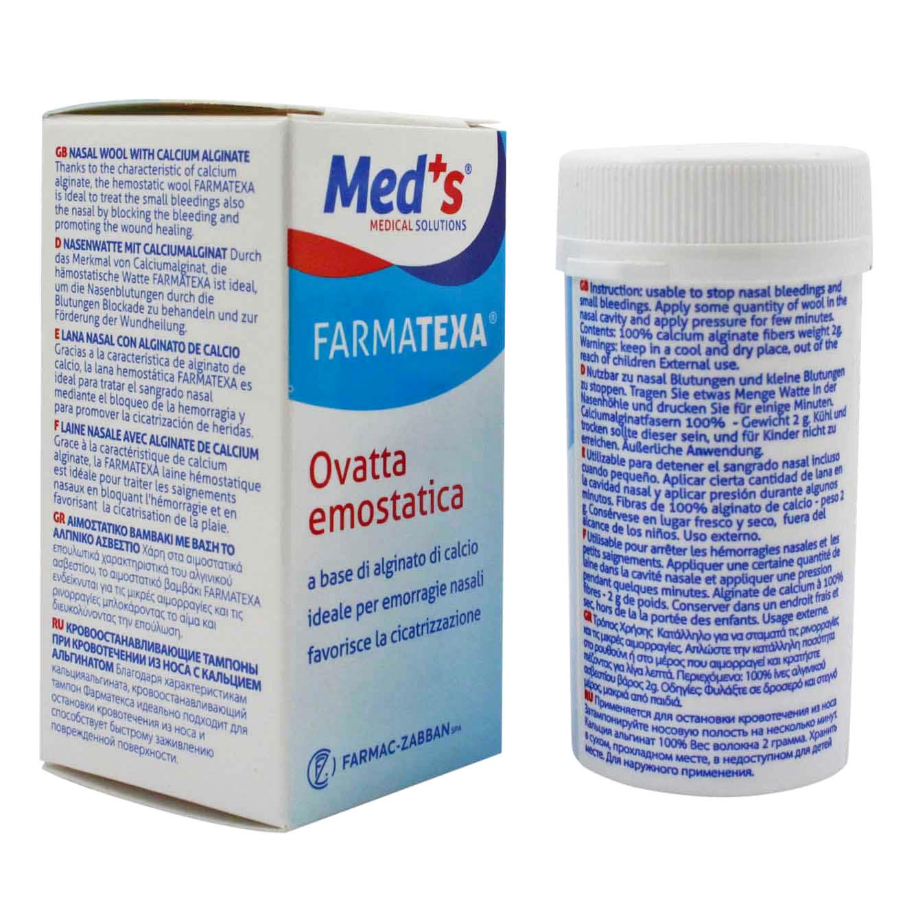 Med's Ovatta Emostatica Alginato Calcio Tubo