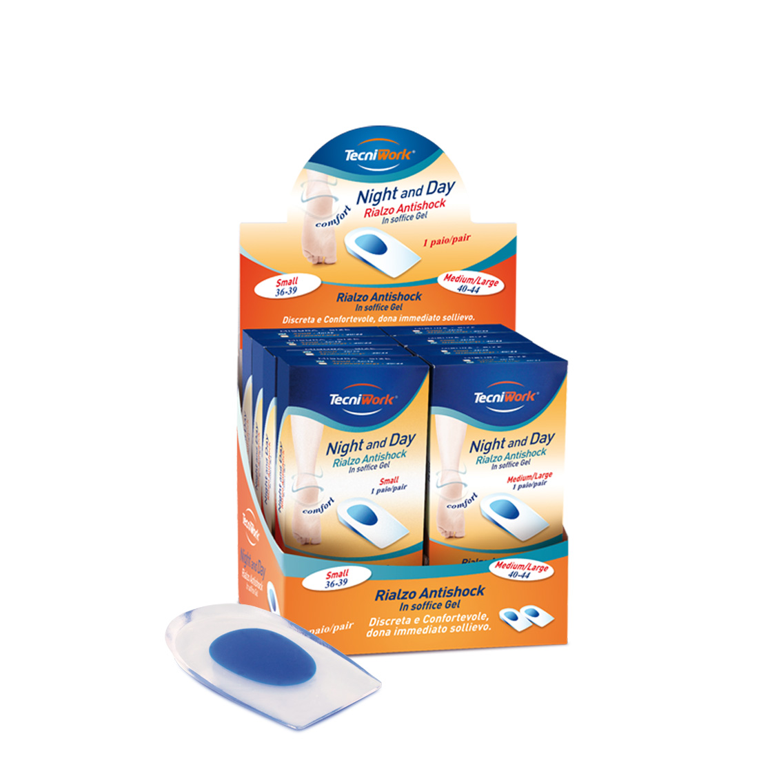 Tecniwork Night & Day Rialzo Anti Shock In Gel Taglia M/L
