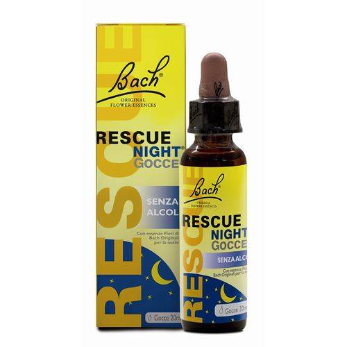 Rescue Night Gocce Senza Alcool Integratore Rilassante 20 ml