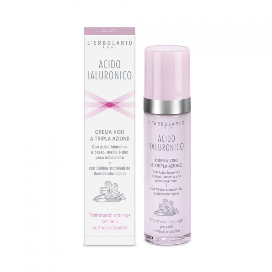 ACIDO IALURONICO CREMA VISO TRIPLA AZIONE PER PELLI NORMALI E SECCHE 50ML