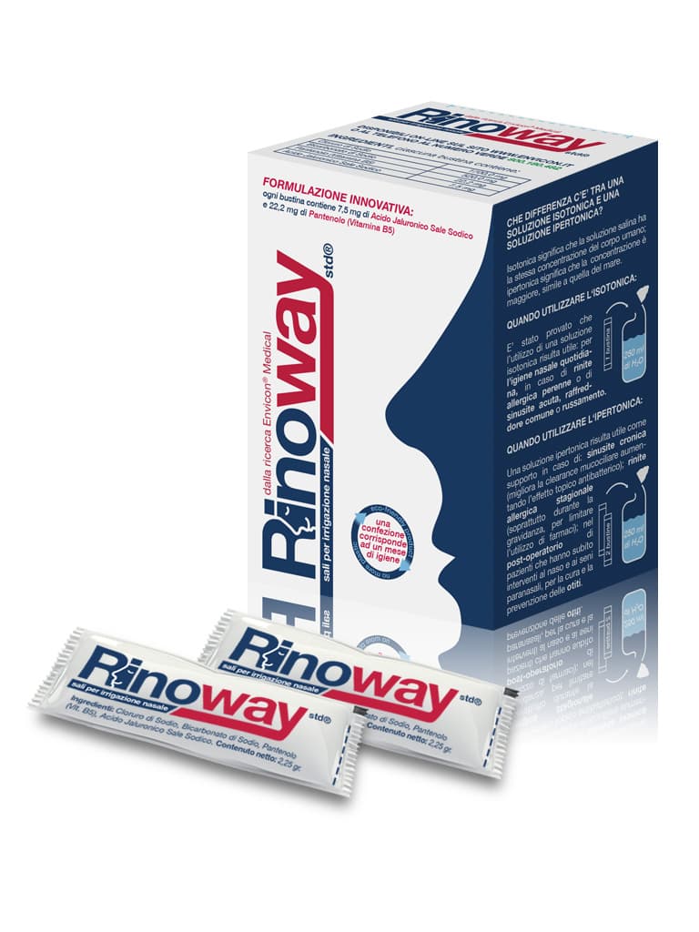 Rinoway Sali Irrigazione Nasale Isotopici 15 Bustine