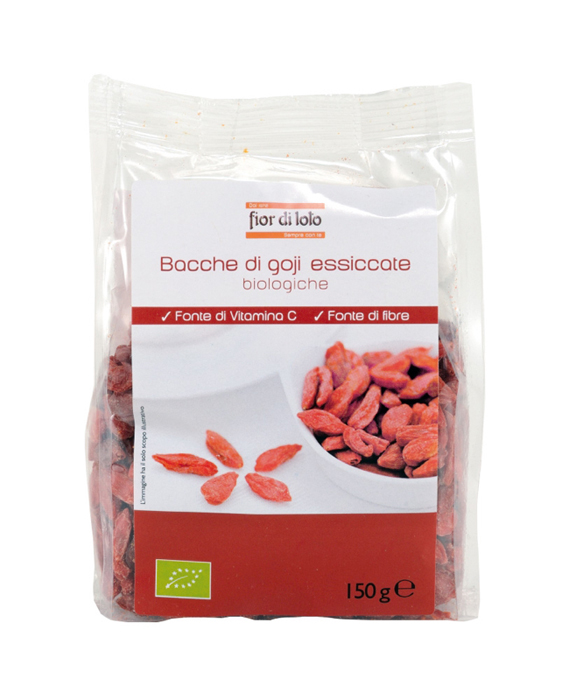 Fior di Loto Bacche di Goji Essiccate Biologiche 150g