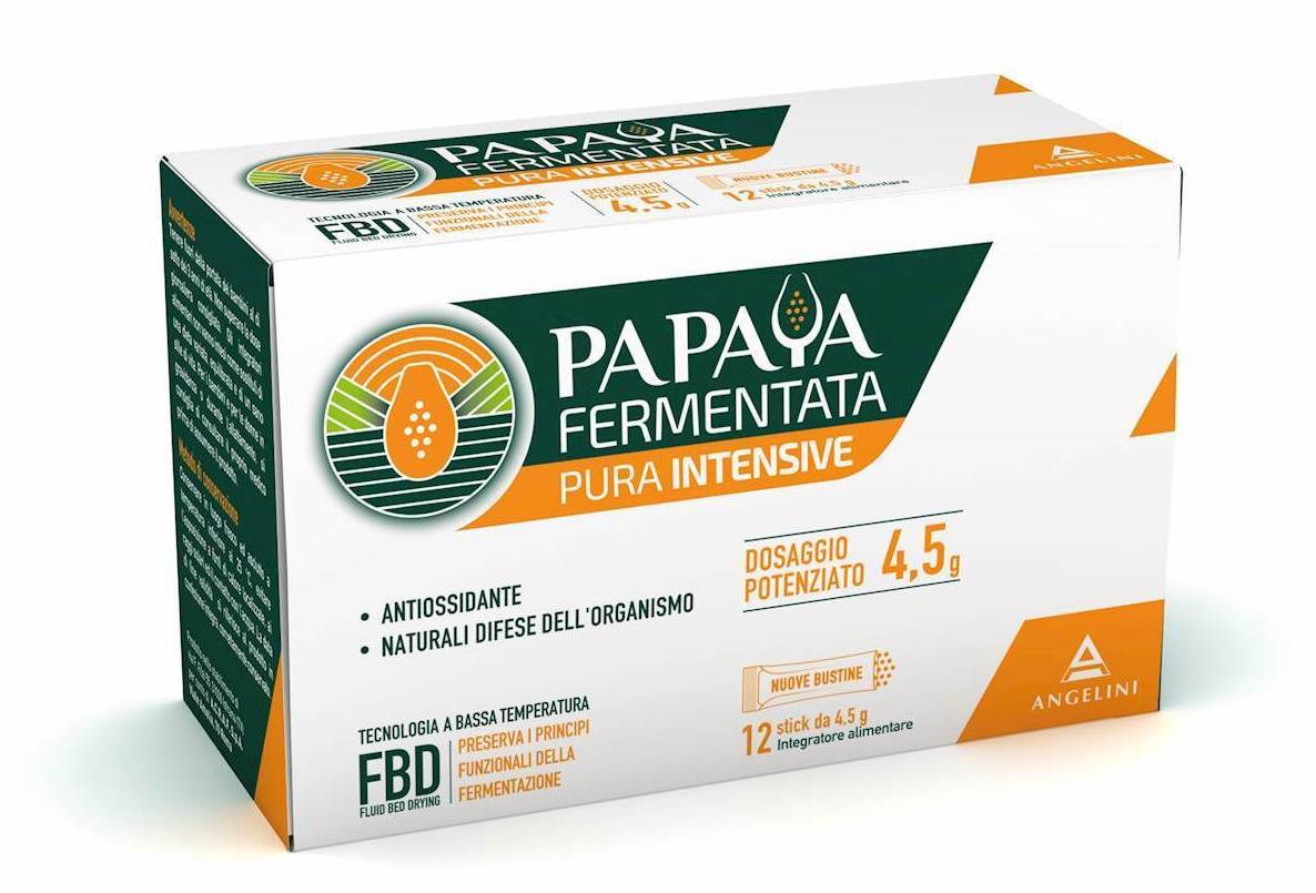 Body Spring Papaya Fermentata Pura Intensive Integratore Antiossidante 12 Bustine