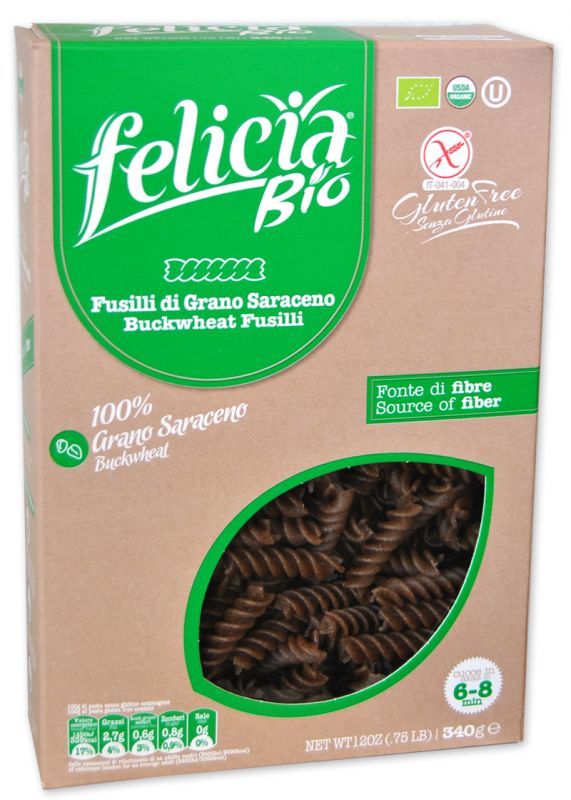 Felicia Bio Fusilli Di Grano Saraceno Senza Glutine 340 g