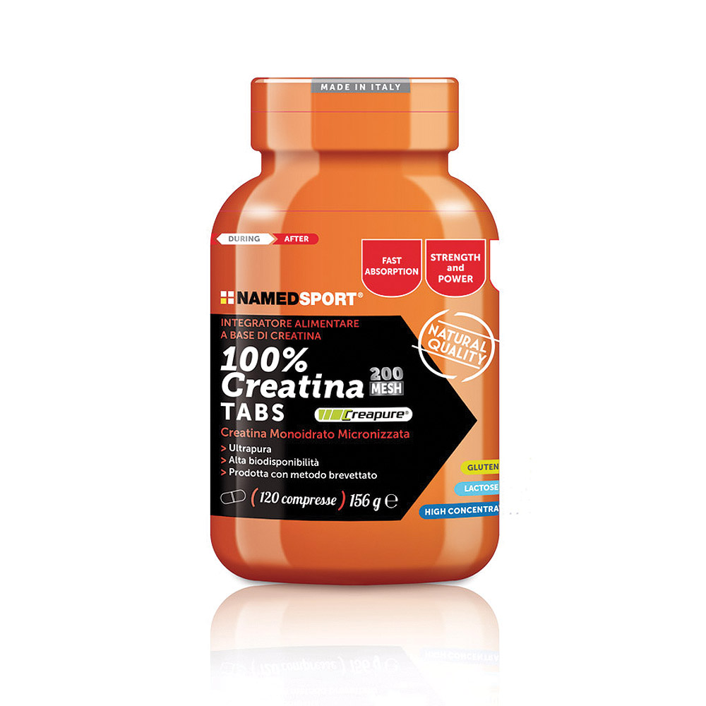 Named Sport 100% Creatine Tabs Integratore 120 Compresse
