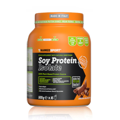 Named Sport Soy Protein Isolate Delicious Chocolate Integratore Proteico 500 g
