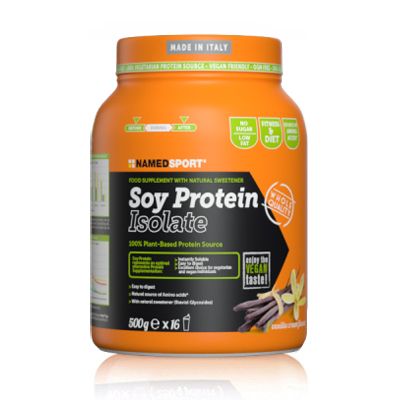 Named Sport Soy Protein Isolate Vanilla Cream Integratore Proteico 500 g