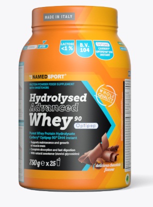 Named Sport Hydrolysed Advanced Whey Delicious Chocolate Integratore Proteico 750 g