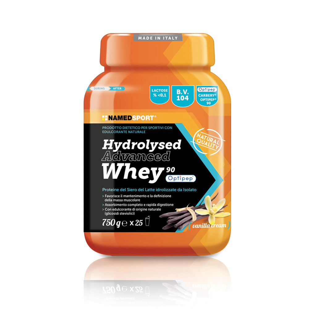 Named Sport Hydrolysed Advanced Whey Vaniglia Integratore Proteico 750 g