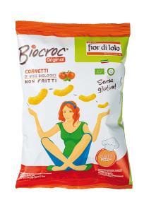 BioCroc Cornetti di Mais Gusto Pizza Bio Senza Glutine