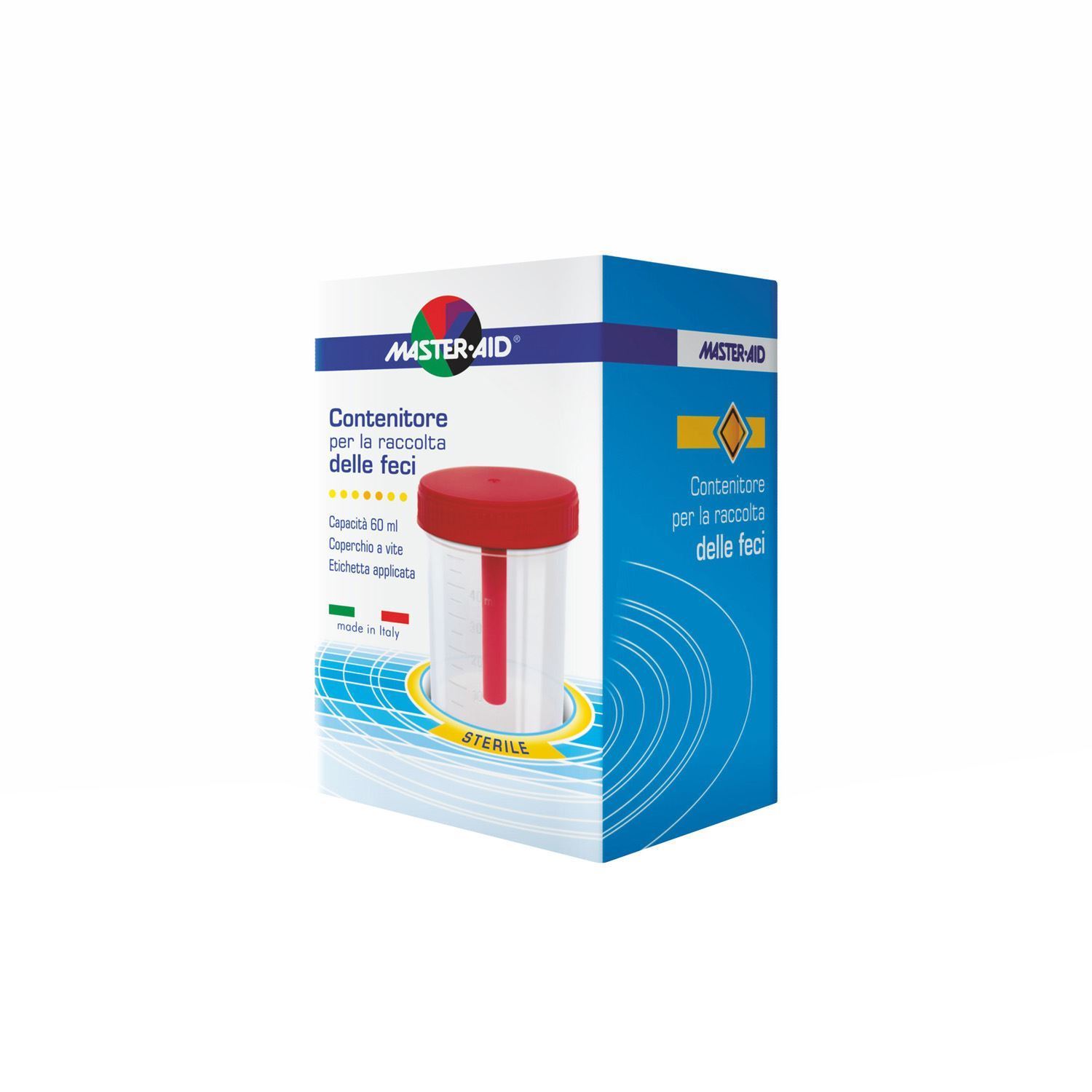 Master Aid Contenitore Sterile Per Raccolta Delle Feci 60 ml