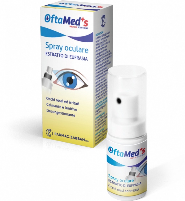Oftamed's Spray Oculare Estratto Di Eufrasia Occhi Irritati 10 ml