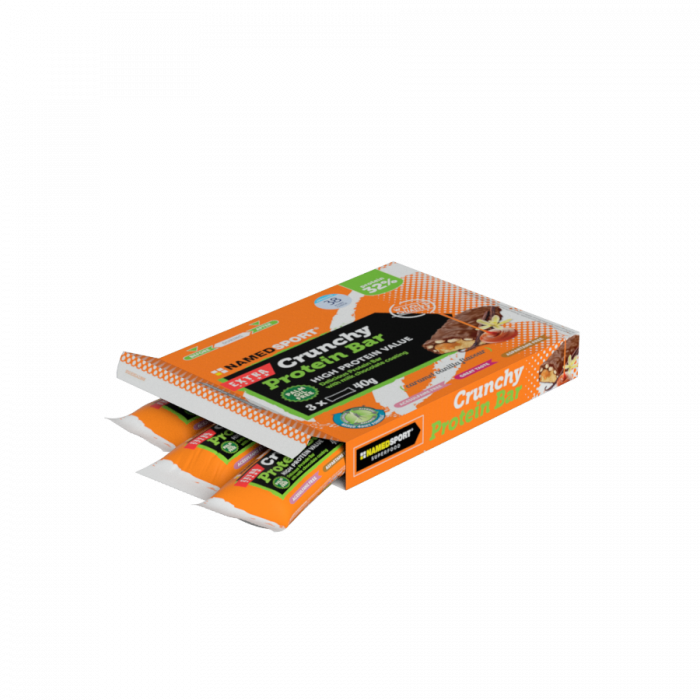 Named Sport Crunchy Protein Bar Caramello Vaniglia Barretta Proteica 40 g