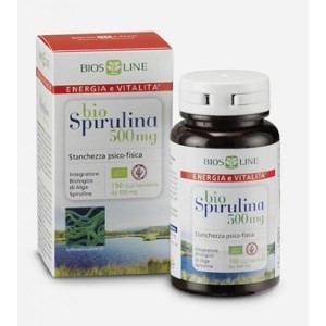 Bio Spirulina 500 Integratore Energetico 150 Compresse