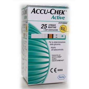 Accu-Chek Active Strisce Reattive Glicemia 25 Pezzi