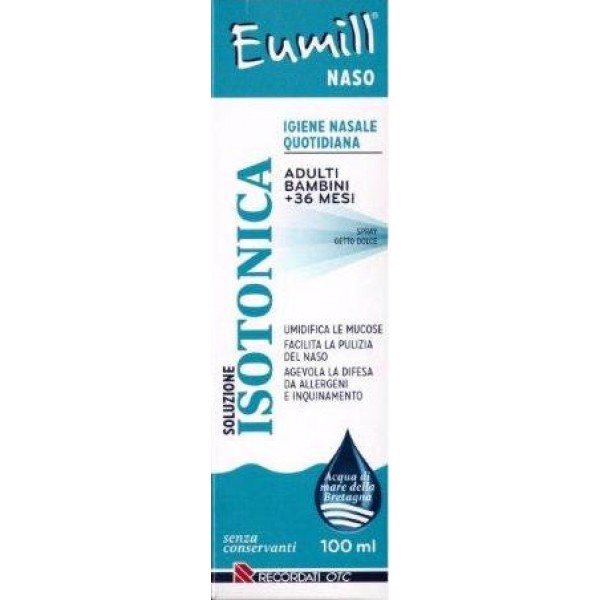 Eumill Naso Soluzione Isotonica Spray Adulti Bambini +36 Mesi 100 ml