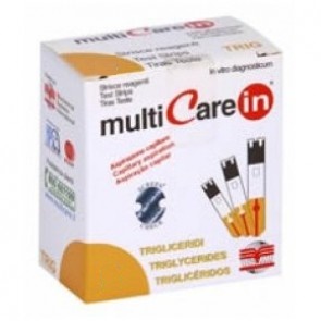 Multicare In Trigliceridi Strisce Reattive 25 pezzi