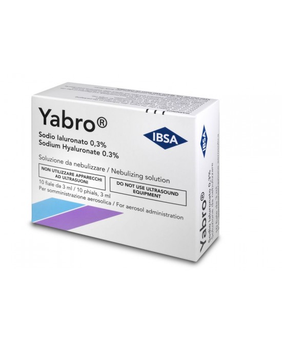 Yabro Soluzione per Aerosol 0,18% 10 Fiale da 5 ml