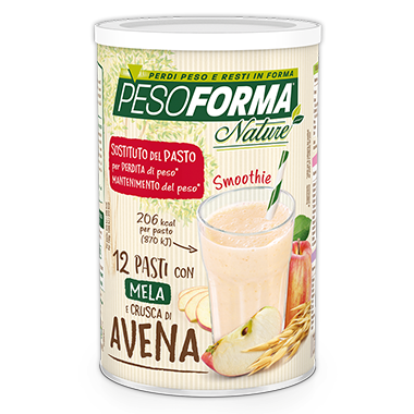 Pesoforma Nature Smoothie Mela e Crusca di Avena Pasto Sostitutivo 12 Pasti