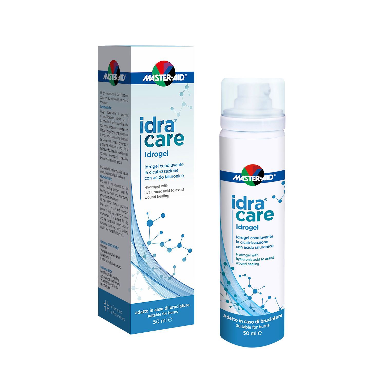 Master Aid Idra Idrogel Protettivo Cicatrizzante Per Ferite 50 ml