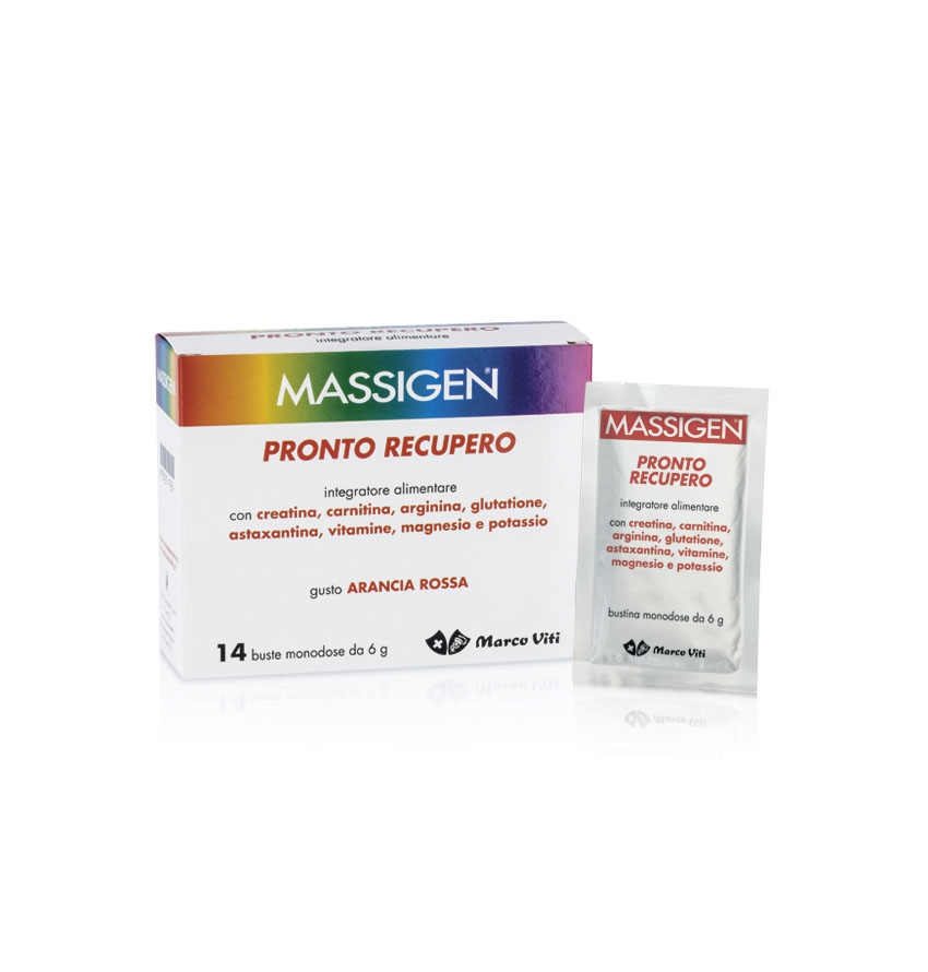 Massigen Pronto Recupero Integratore Multiminerale Multivitaminico 14 Bustine